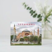 Carte Postale Vue de Sainte-Sophie. (Musée Sainte-Sophie). (Debout devant)