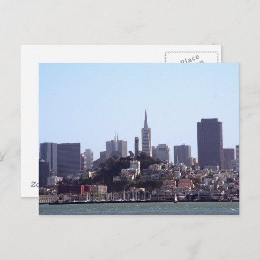 Carte Postale Vue de San Francisco (Devant / Derrière)