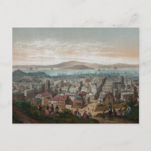 Carte Postale Vue de San Francisco (1860) (Devant)