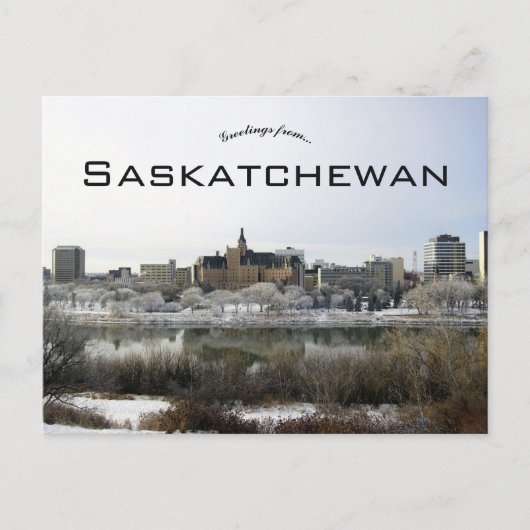 Carte Postale Vue de Saskatoon Saskatchewan (Devant)