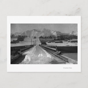 Carte Postale Vue de Seward, Alaska de la photographie du pont