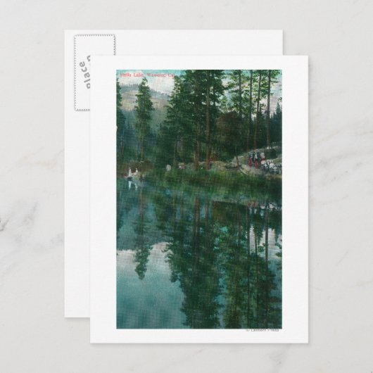 Carte Postale Vue de Stella LakeWawona, CA (Devant / Derrière)