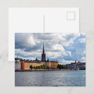Carte Postale Vue de Stockholm en Suède