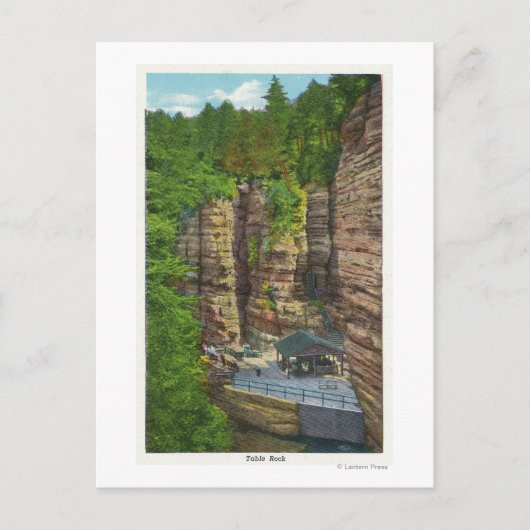 Carte Postale Vue de Table Rock (Devant)