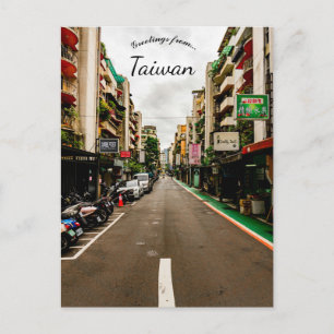 Carte Postale Vue de Taipei Taïwan