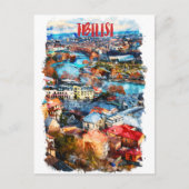 Carte Postale Vue de Tbilisi Georgia (Devant)