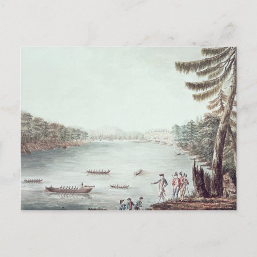 Carte Postale Vue de Ticondéroga d'un point de vue (Devant)