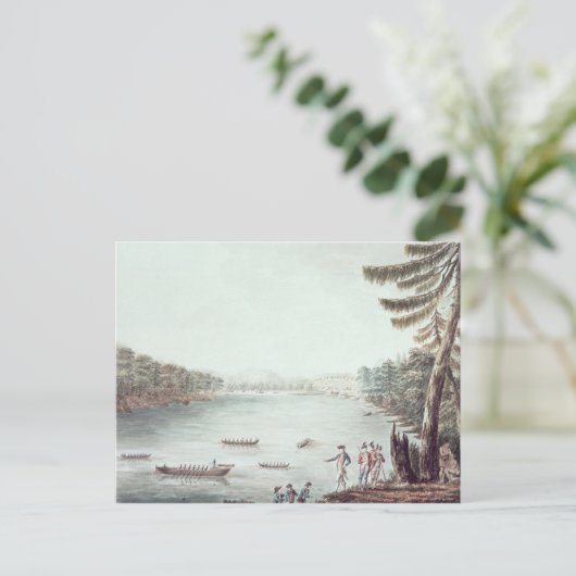 Carte Postale Vue de Ticondéroga d'un point de vue (Debout devant)