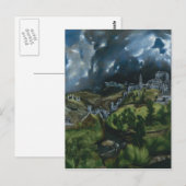 Carte Postale Vue de Tolède, El Greco (Devant / Derrière)