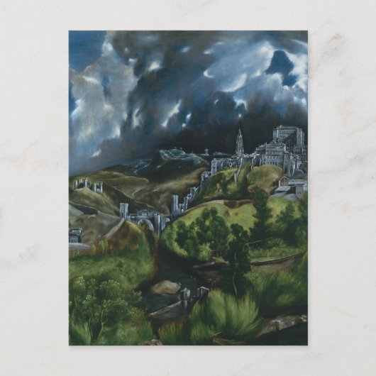Carte Postale Vue de Tolède, El Greco (Devant)