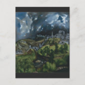 Carte Postale Vue de Tolède par El Greco (Devant)
