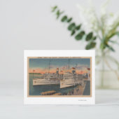 Carte Postale Vue de Toronto et Kingston sur le fleuve Saint-Lau (Debout devant)