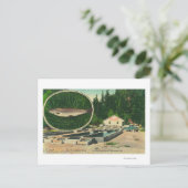 Carte Postale Vue de Trout Haven HatcheryGasquet, CA (Debout devant)