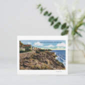 Carte Postale Vue de Union Bluffs Rocks et Surf à York (Debout devant)