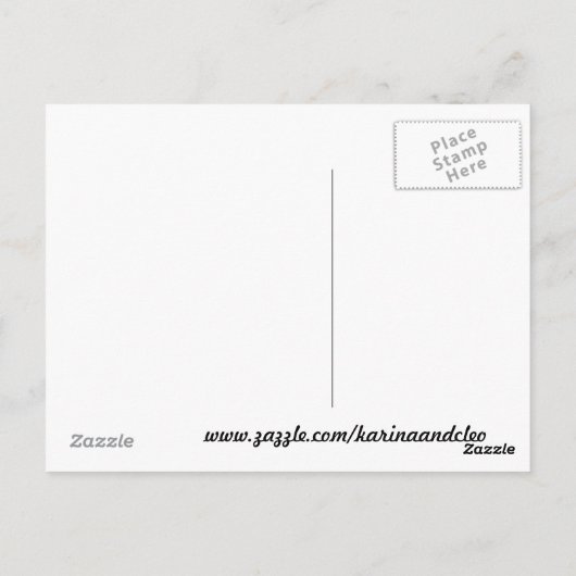 Carte Postale Vue de Varsovie (Dos)