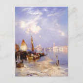 Carte Postale Vue de Venise par Thomas Moran (Devant)