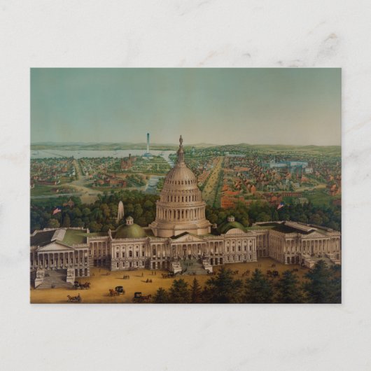 Carte Postale Vue de Washington DC (Devant)