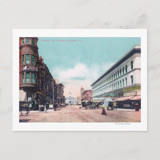 Carte Postale Vue de Washington StreetOakland, CA (Devant)