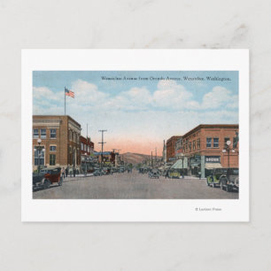 Carte Postale Vue de Wenatchee Ave depuis Orondo Ave
