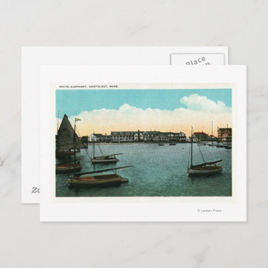 Carte Postale Vue de White Elephant (Devant / Derrière)