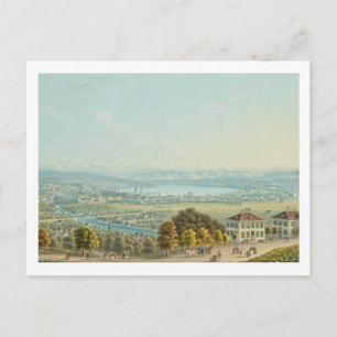Carte Postale Vue de Zurich, c.1840 (la semaine)