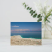Carte Postale Vue dégagée sur la mer Morte (Debout devant)