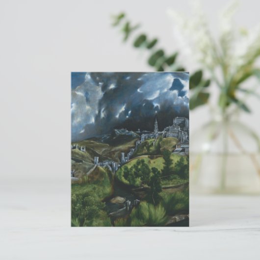 Carte Postale Vue d'El Greco sur Tolède (Debout devant)