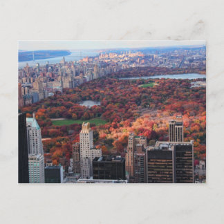 Carte Postale Vue d'en haut : Automne à Central Park 01