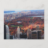 Carte Postale Vue d'en haut : Automne à Central Park 01 (Devant)