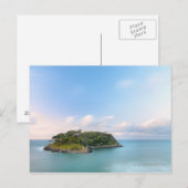 Carte Postale Vue d'ensemble de l'île de San Nicolas, longue exp (Devant / Derrière)