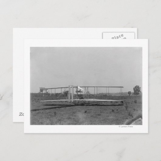 Carte Postale Vue d'ensemble du plan de Wright Brothers (Devant / Derrière)