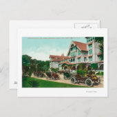 Carte Postale Vue d'entrée sur l'extérieur de l'hôtel del Monte (Devant / Derrière)