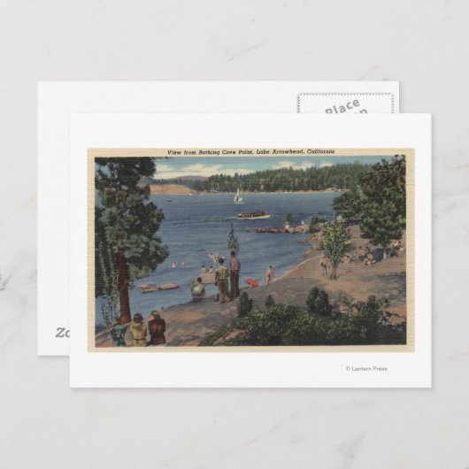 Carte Postale Vue depuis Bathing Cove Point (Devant / Derrière)