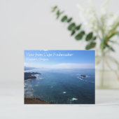 Carte Postale Vue depuis Cape Foulweather, Newport, Oregon (Debout devant)