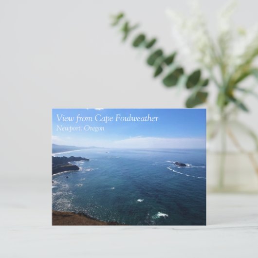 Carte Postale Vue depuis Cape Foulweather, Newport, Oregon (Debout devant)