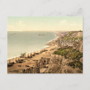 Carte Postale Vue depuis East Cliff, Hastings, Sussex