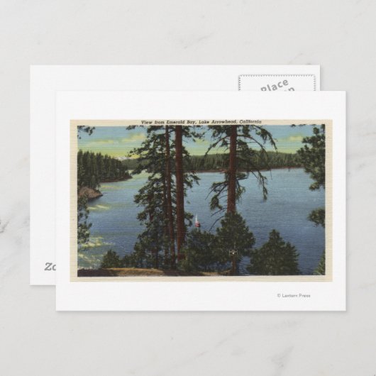 Carte Postale Vue depuis Emerald Bay (Devant / Derrière)