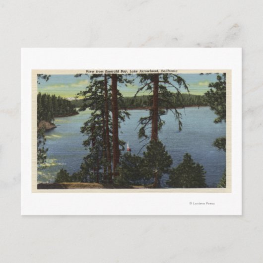 Carte Postale Vue depuis Emerald Bay (Devant)