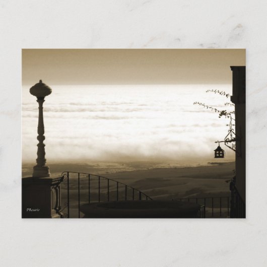 Carte Postale Vue depuis Hearst Castle (Devant)