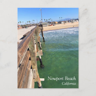 Carte Postale Vue depuis la jetée, Newport Beach, Californie