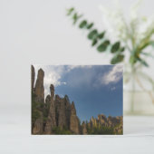 Carte Postale Vue depuis l'autoroute des aiguilles, Dakota du Su (Debout devant)