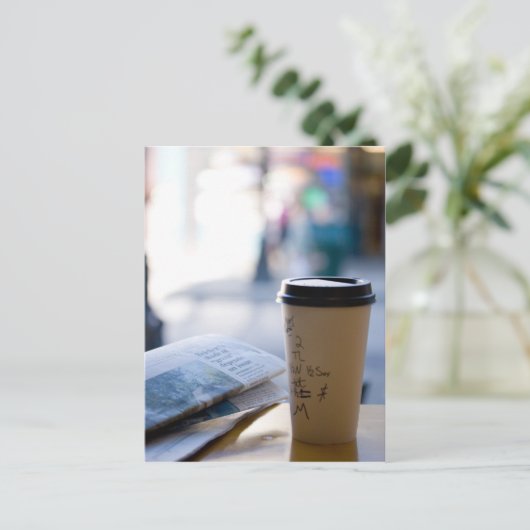 Carte Postale Vue depuis le Café (Debout devant)