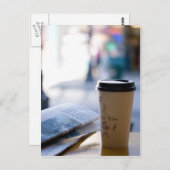 Carte Postale Vue depuis le Café (Devant / Derrière)