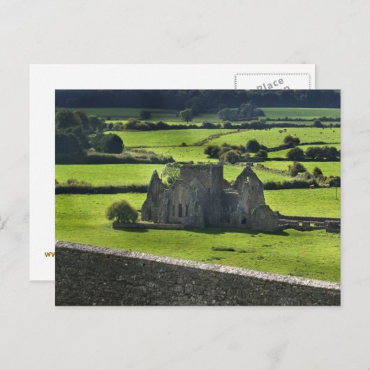 Carte Postale Vue depuis le Rocher de Cashel, Irlande (Devant / Derrière)