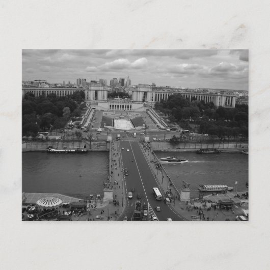 Carte Postale Vue depuis l'Eifeltower (Devant)