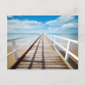 Carte Postale Vue depuis Pier sur la mer (Devant)