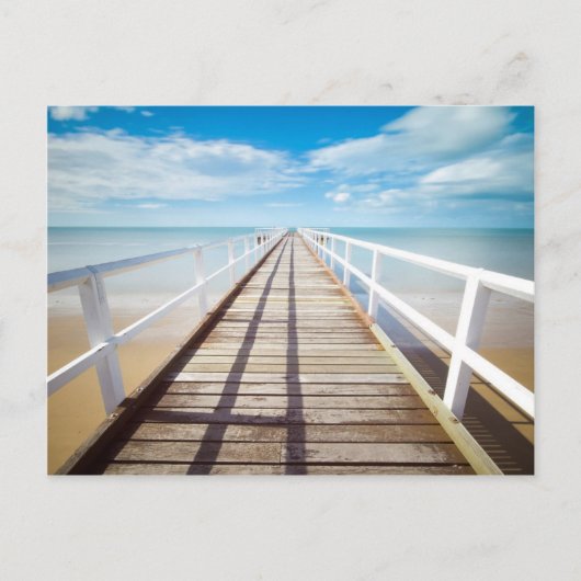Carte Postale Vue depuis Pier sur la mer (Devant)