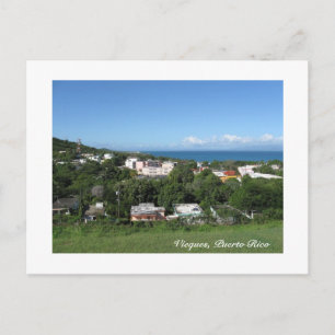 Carte Postale Vue depuis Vieques
