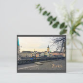 Carte Postale Vue depuis Zurich (Debout devant)
