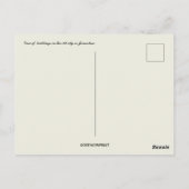 Carte Postale Vue des bâtiments de la vieille ville de Jérusalem (Dos)